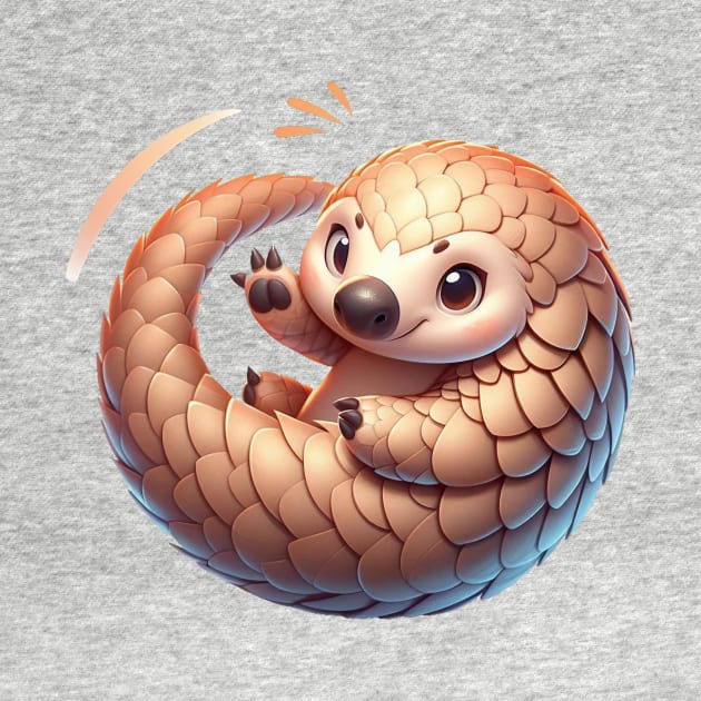 Adorable Pangolin by Dmytro